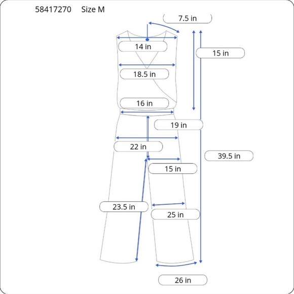 Anthro Bel Kazan Zephyr Wide-Leg Jumpsuit In Blue - Size Medium - Picture 5 of 5